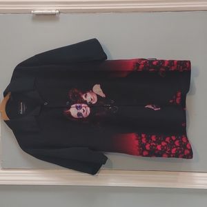 Ozzy Osbourne button up shirt